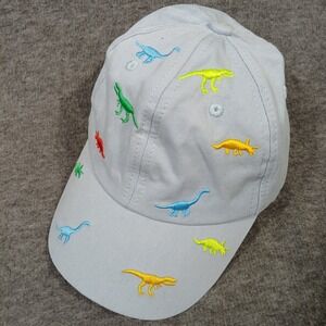 Youth Embroidered Dinosaur Baseball Cap Hook‎ & Loop Fastener
